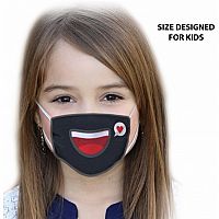 Washable Cot/Poly KIDS Mask-Love