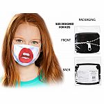 Washable KIDS Face Mask - Lips