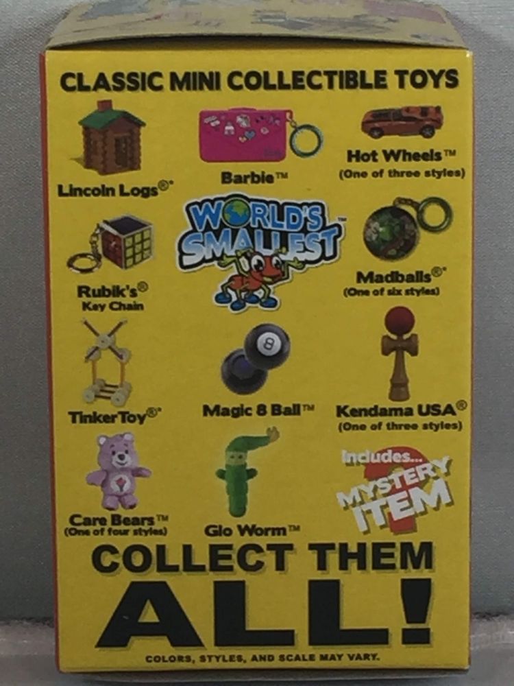 world's smallest toy box