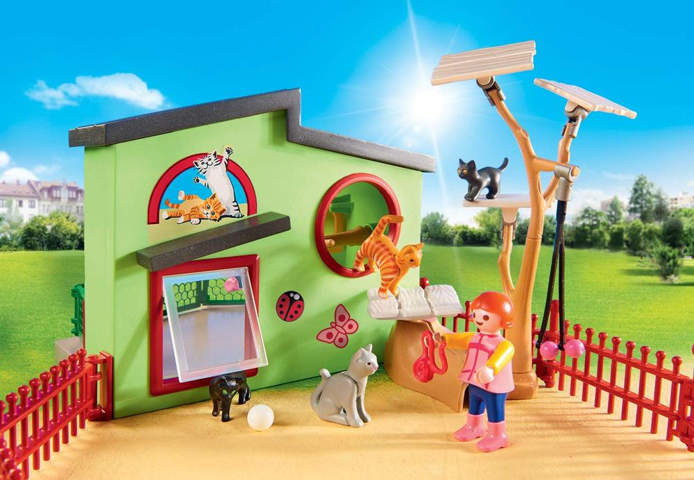 playmobil purrfect stay cat boarding