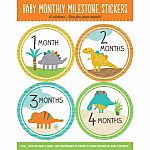 Baby's Monthly Milestone Stickers: Dinosaurs