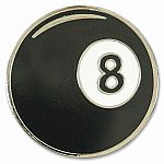 Eight Ball Hard Enamel Pin
