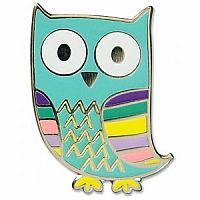 Owl Hard Enamel Pin