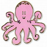 Octopus  Hard Enamel Pin