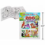 Zoo Animals Colouring Book, 96 page