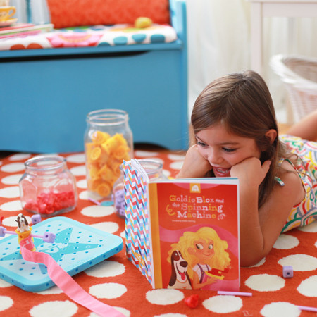 goldieblox and the spinning machine