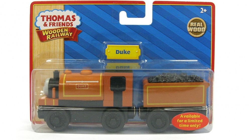 Details about   NEW DUKE Thomas the Tank Engine Train & Friends 1999 Wooden Railway