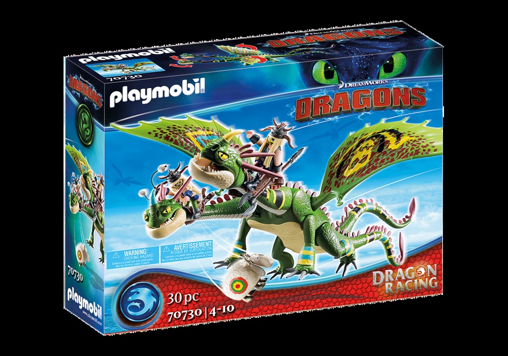 Dragon Racing Ruffnut and Tuffnut with Barf and Belch The