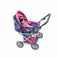 Doll Stroller w/Carry Cot (Adjustable)