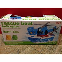 Rescue Boat & Chopper Playset