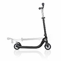 Globber Flow 125 Foldable Scooter- Black/Grey