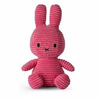 Miffy Sitting Corduroy 9" Bubblegum Pink