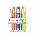 Colorbrush Pastel Watercolor Pencil & Paintbrush in One Set