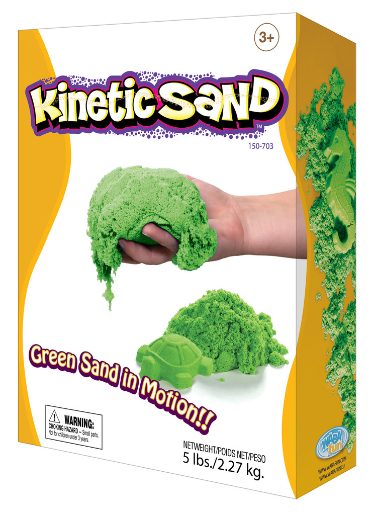 Green kinetic sand store