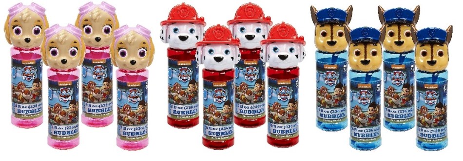 paw patrol marshall bubbles