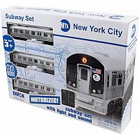 MTA 3pc Train Set With Track