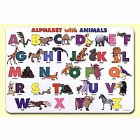 Painless Learning Alphabet & Animals Placemat