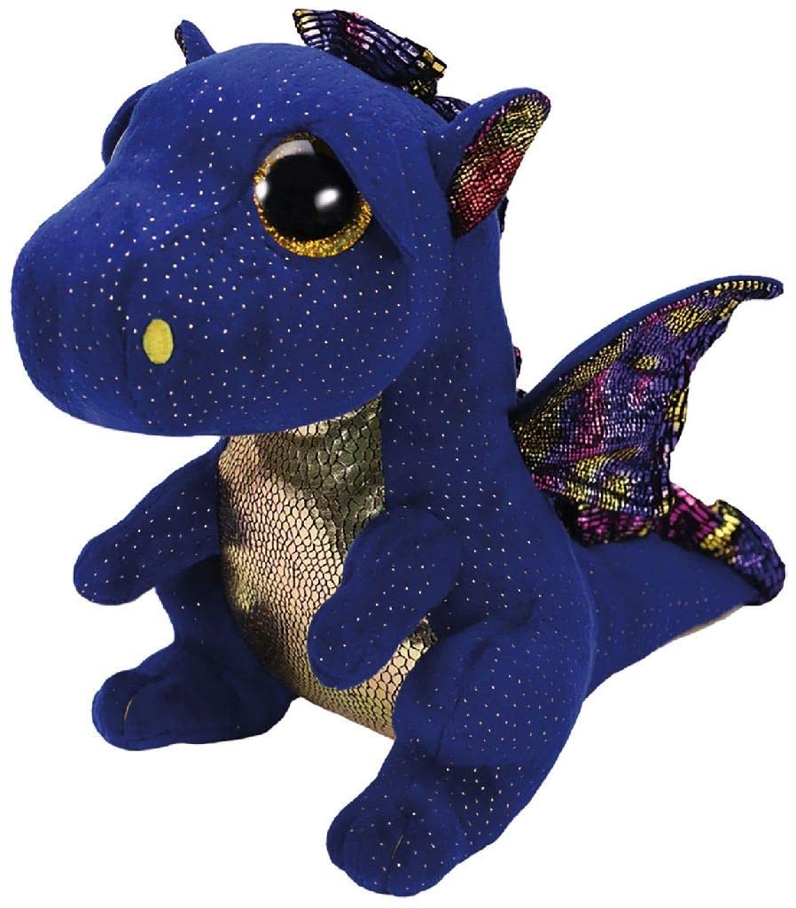 SAFFIRE   Blue/Gold Dragon med   The Granville Island Toy Company