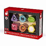 Iwood Shapes & Puzzle 6pc