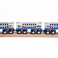 Double Decker Train Car Set