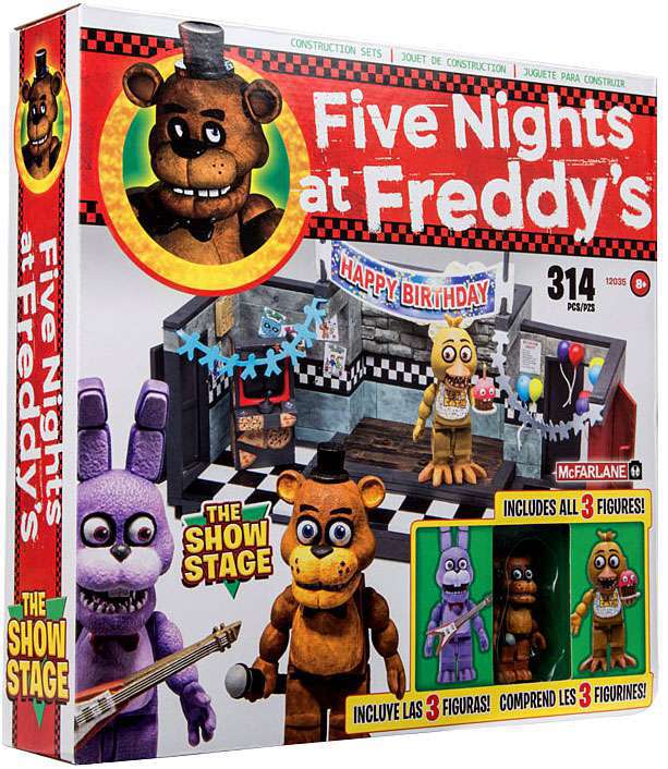 five nights at freddys construction sets