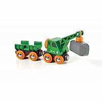 Brio Clever Crane Wagon