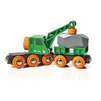 Brio Clever Crane Wagon