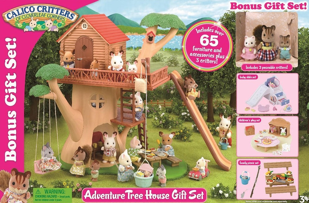 Calico Critters Adventure Treehouse Gift Set Toy Family Fun Epoch CC2067 NEW 