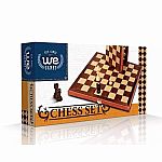 Wooden Folding Chess Set 11.5'' Walnut