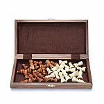 Chess Wooden Folding Non-Magnetic 11'' Walnut