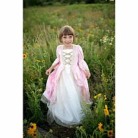 Royal Princess Dress, Pink/Ivory, Size 5-6