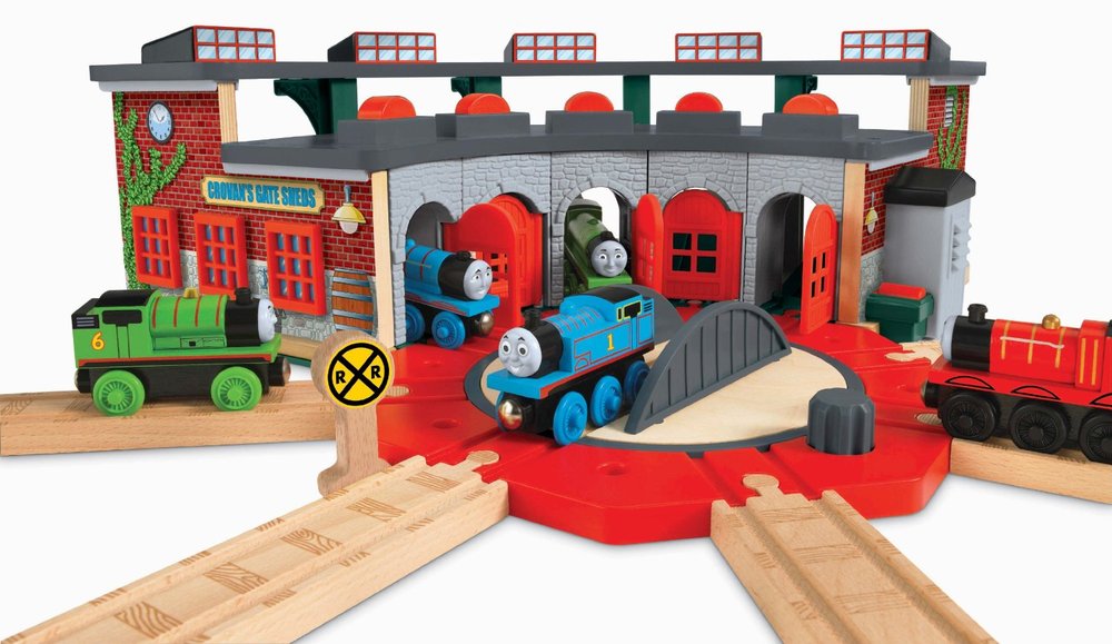 train roundhouse toy