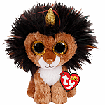 Ty Beanie Boo's Ramsey Lion with Horn, Regular