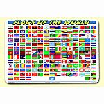 Painless Learning Flags of the World placemat