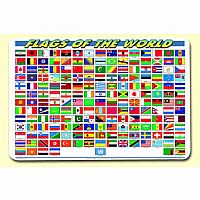 Painless Learning Flags of the World placemat
