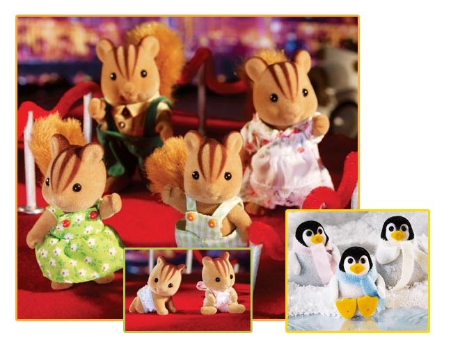 calico critters penguin triplets