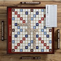 Scrabble Giant Deluxe - Wood Rotating Board