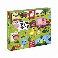 Tactile Puzzle - Farm Animals 20pc