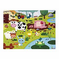 Tactile Puzzle - Farm Animals 20pc