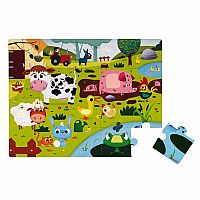 Tactile Puzzle - Farm Animals 20pc