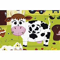 Tactile Puzzle - Farm Animals 20pc