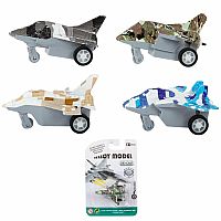 Diecast Pull Back Fighter Jet