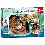 3x49pc Moana: Born to Voyage