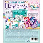 3D Mould & Paint Glitter Unicorns