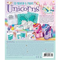 3D Mould & Paint Glitter Unicorn