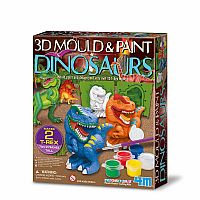 3D Mould & Paint Dinosaurs