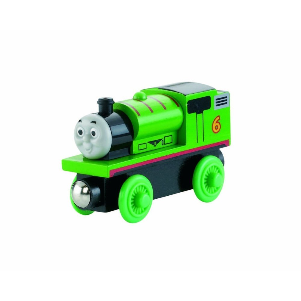 thomas wooden railway percy at the dieselworks set