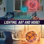12" Geosphere Puzzle Lamp Kit - White D300
