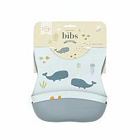 Little Lovely Silicone Bib: Ocean