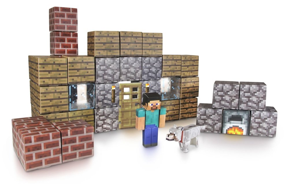 Minecraft Papercraft Shelter Set The Granville Island Toy Company